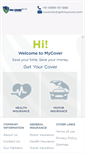 Mobile Screenshot of getmycover.com